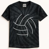 Plain Volleyball Seams Volleyball Player Kids Tie-Dye T-Shirt