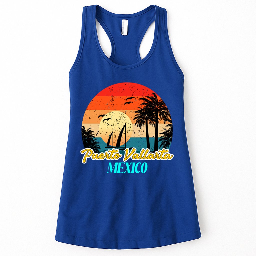 Puerto Vallarta Souvenirs Mexico Vacation Vacay Mode Great Gift Womens Tank Top