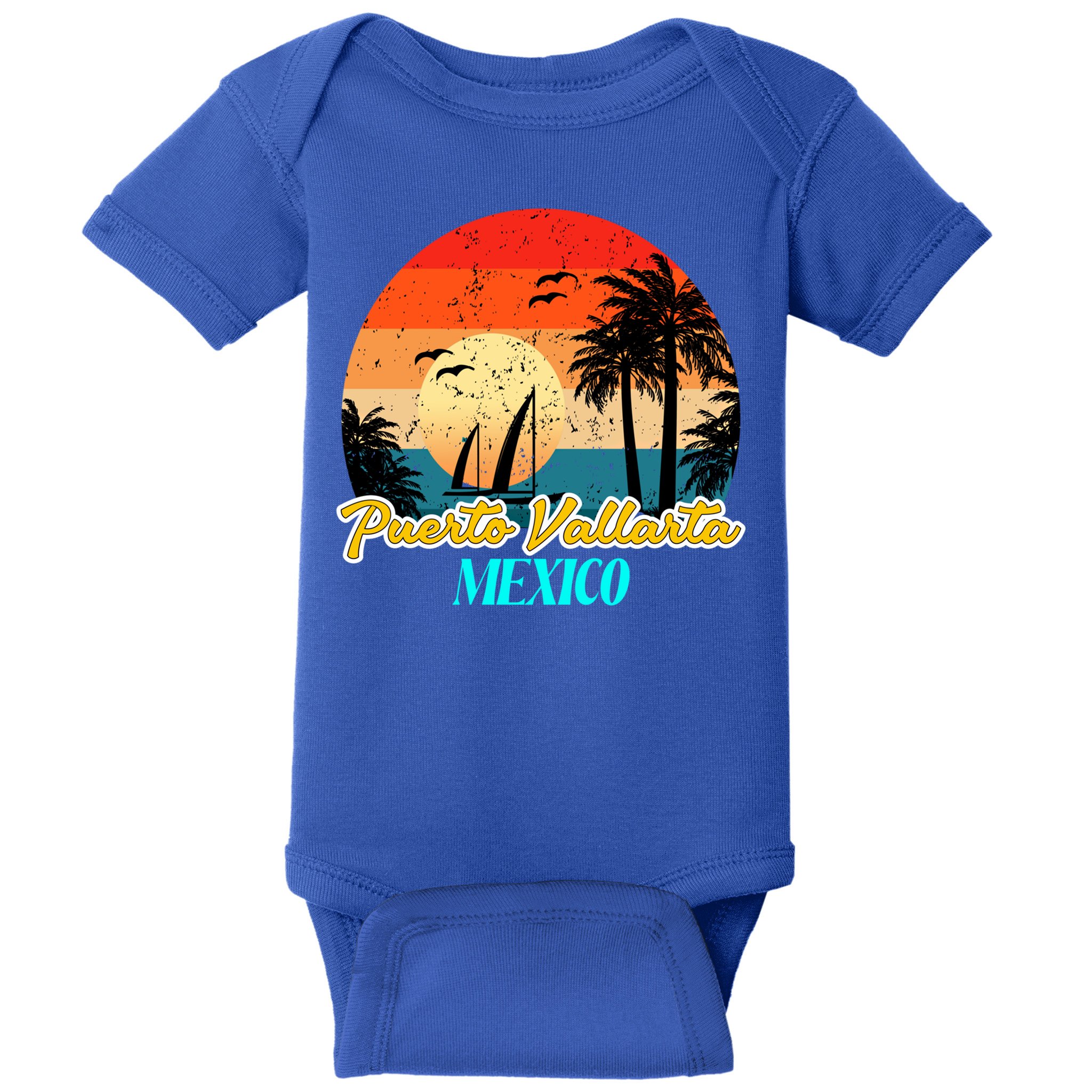 Puerto Vallarta Souvenirs Mexico Vacation Vacay Mode Great Gift Baby Bodysuit