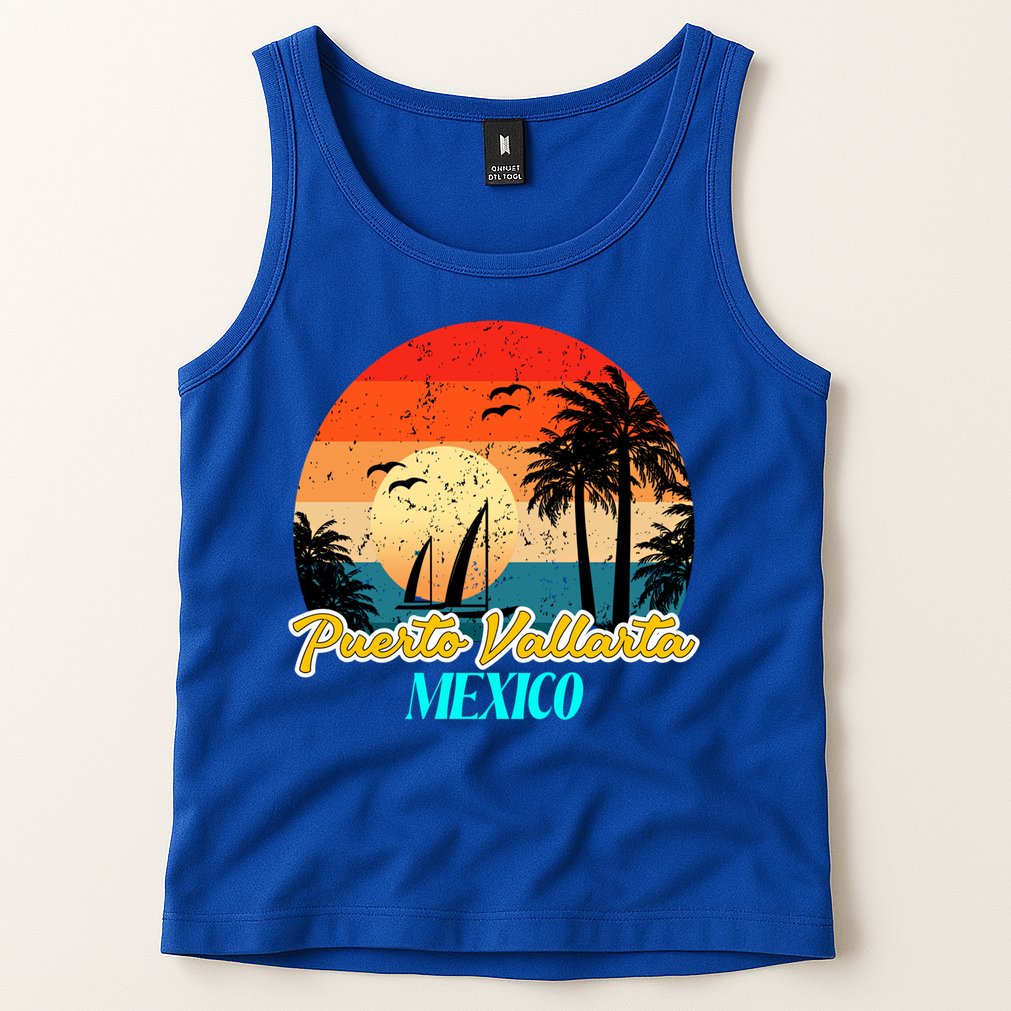 Puerto Vallarta Souvenirs Mexico Vacation Vacay Mode Great Gift Tank Top