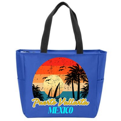 Puerto Vallarta Souvenirs Mexico Vacation Vacay Mode Great Gift Zip Tote Bag