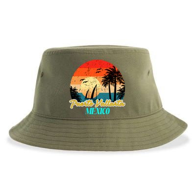 Puerto Vallarta Souvenirs Mexico Vacation Vacay Mode Great Gift Sustainable Bucket Hat