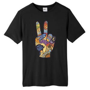 Paradise Vacation Travel Peace Sign Tall Fusion ChromaSoft Performance T-Shirt