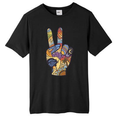 Paradise Vacation Travel Peace Sign Tall Fusion ChromaSoft Performance T-Shirt