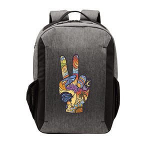 Paradise Vacation Travel Peace Sign Vector Backpack