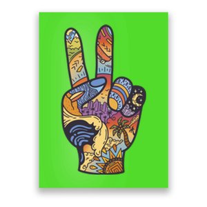 Paradise Vacation Travel Peace Sign Poster