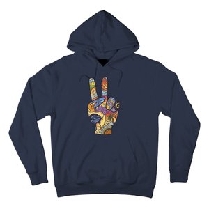 Paradise Vacation Travel Peace Sign Hoodie