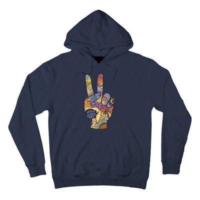 Paradise Vacation Travel Peace Sign Hoodie