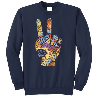 Paradise Vacation Travel Peace Sign Sweatshirt