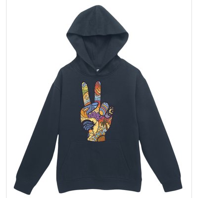 Paradise Vacation Travel Peace Sign Urban Pullover Hoodie