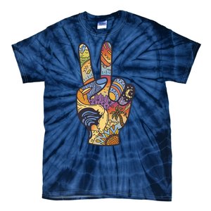 Paradise Vacation Travel Peace Sign Tie-Dye T-Shirt