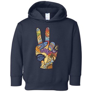 Paradise Vacation Travel Peace Sign Toddler Hoodie