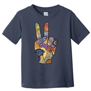 Paradise Vacation Travel Peace Sign Toddler T-Shirt