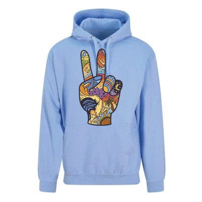 Paradise Vacation Travel Peace Sign Unisex Surf Hoodie