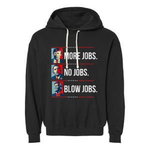 Presidents Vote Trump Anti Biden Obama Clinton Funny Choice Garment-Dyed Fleece Hoodie