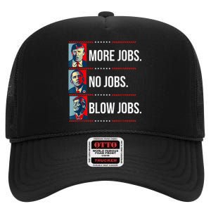 Presidents Vote Trump Anti Biden Obama Clinton Funny Choice High Crown Mesh Back Trucker Hat