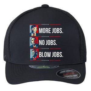 Presidents Vote Trump Anti Biden Obama Clinton Funny Choice Flexfit Unipanel Trucker Cap