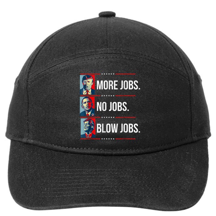 Presidents Vote Trump Anti Biden Obama Clinton Funny Choice 7-Panel Snapback Hat