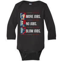 Presidents Vote Trump Anti Biden Obama Clinton Funny Choice Baby Long Sleeve Bodysuit