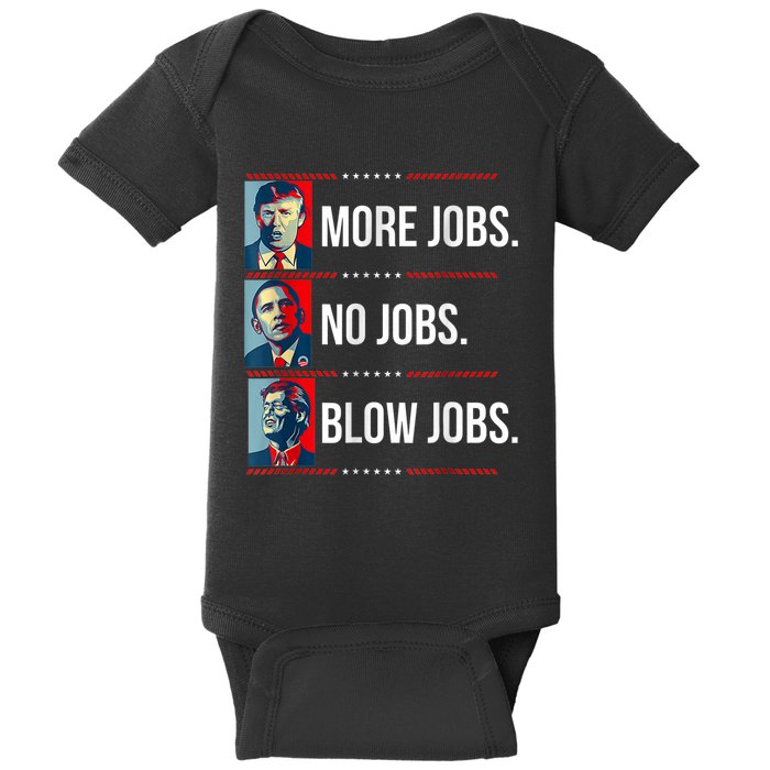 Presidents Vote Trump Anti Biden Obama Clinton Funny Choice Baby Bodysuit