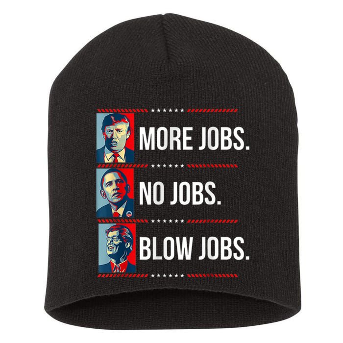 Presidents Vote Trump Anti Biden Obama Clinton Funny Choice Short Acrylic Beanie