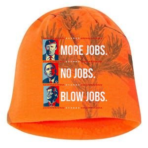 Presidents Vote Trump Anti Biden Obama Clinton Funny Choice Kati - Camo Knit Beanie