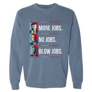 Presidents Vote Trump Anti Biden Obama Clinton Funny Choice Garment-Dyed Sweatshirt