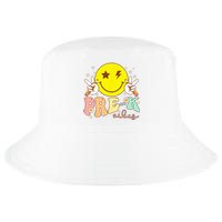 PreK Vibes Team Retro Smile Face First Day Of School Cool Comfort Performance Bucket Hat