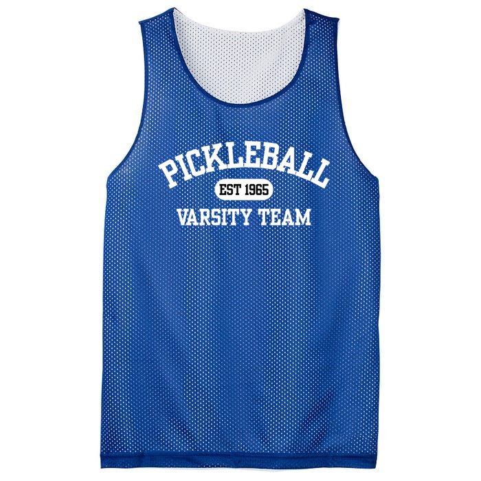 Pickleball Varsity Team Pickleball Player Varsity Classic Gift Mesh Reversible Basketball Jersey Tank