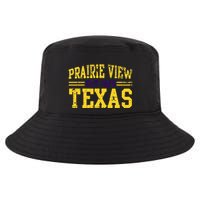 Prairie View Texas Prairie Gift Distressed Cool Comfort Performance Bucket Hat