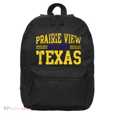 Prairie View Texas Prairie Gift Distressed 16 in Basic Backpack