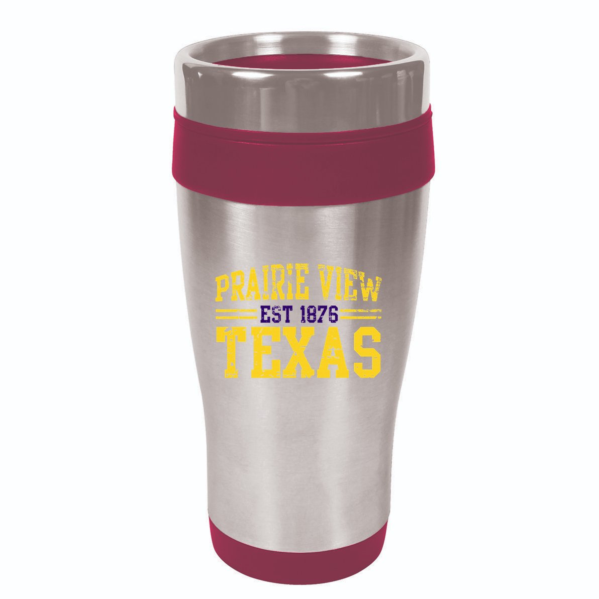 Prairie View Texas Prairie Gift Distressed 16oz Travel Tumbler