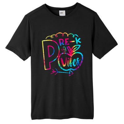 Pre-K Vibes Team Pre-K Squad Tie Dye 1st Day of School Tall Fusion ChromaSoft Performance T-Shirt