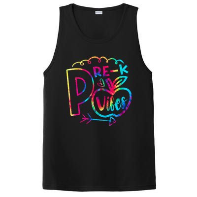 Pre-K Vibes Team Pre-K Squad Tie Dye 1st Day of School PosiCharge Competitor Tank