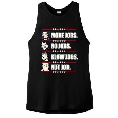 Presidents Vote Trump Anti Biden Obama Clinton Funny Choice  Ladies PosiCharge Tri-Blend Wicking Tank