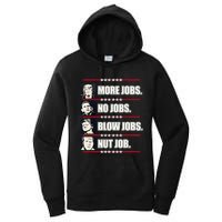 Presidents Vote Trump Anti Biden Obama Clinton Funny Choice  Women's Pullover Hoodie