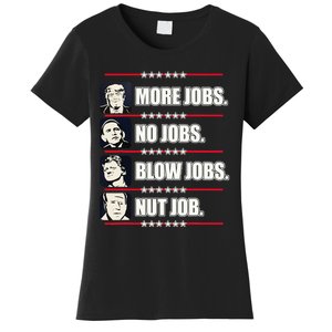 Presidents Vote Trump Anti Biden Obama Clinton Funny Choice  Women's T-Shirt