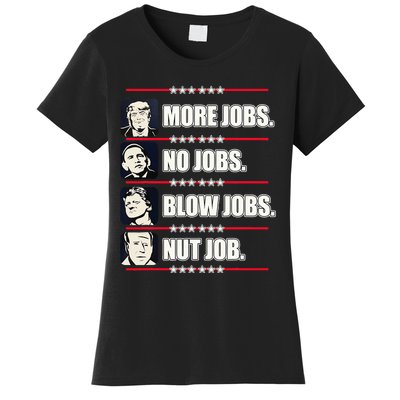 Presidents Vote Trump Anti Biden Obama Clinton Funny Choice  Women's T-Shirt