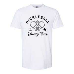 Pickleball Varsity Team Pickleball Player Gift Softstyle CVC T-Shirt