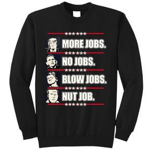 Presidents Vote Trump Anti Biden Obama Clinton Funny Choice Tall Sweatshirt