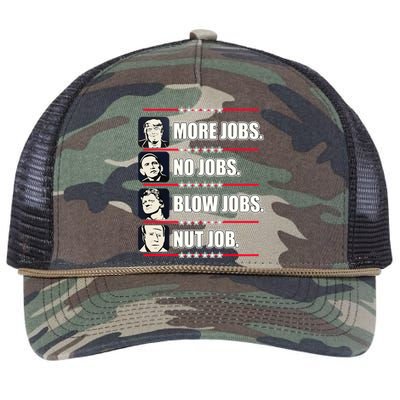 Presidents Vote Trump Anti Biden Obama Clinton Funny Choice Retro Rope Trucker Hat Cap