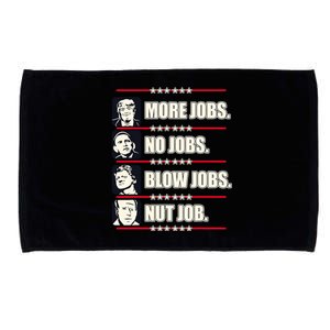 Presidents Vote Trump Anti Biden Obama Clinton Funny Choice Microfiber Hand Towel