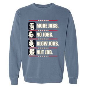 Presidents Vote Trump Anti Biden Obama Clinton Funny Choice Garment-Dyed Sweatshirt