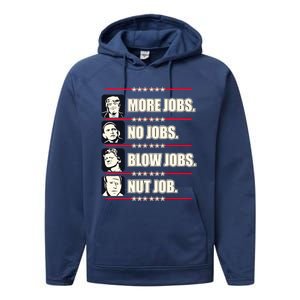 Presidents Vote Trump Anti Biden Obama Clinton Funny Choice Performance Fleece Hoodie