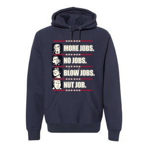 Presidents Vote Trump Anti Biden Obama Clinton Funny Choice Premium Hoodie