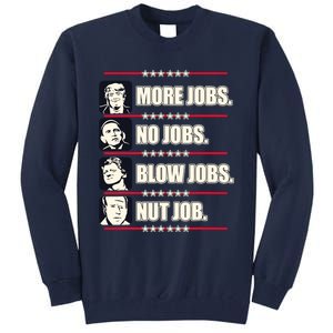 Presidents Vote Trump Anti Biden Obama Clinton Funny Choice Tall Sweatshirt