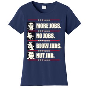 Presidents Vote Trump Anti Biden Obama Clinton Funny Choice Women's T-Shirt