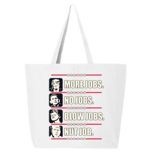 Presidents Vote Trump Anti Biden Obama Clinton Funny Choice 25L Jumbo Tote