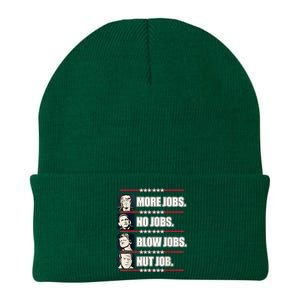 Presidents Vote Trump Anti Biden Obama Clinton Funny Choice Knit Cap Winter Beanie