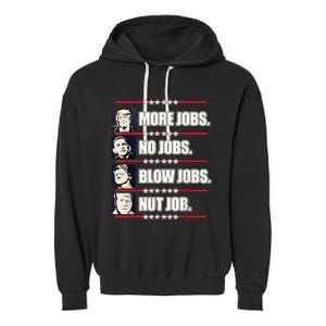 Presidents Vote Trump Anti Biden Obama Clinton Funny Choice Garment-Dyed Fleece Hoodie